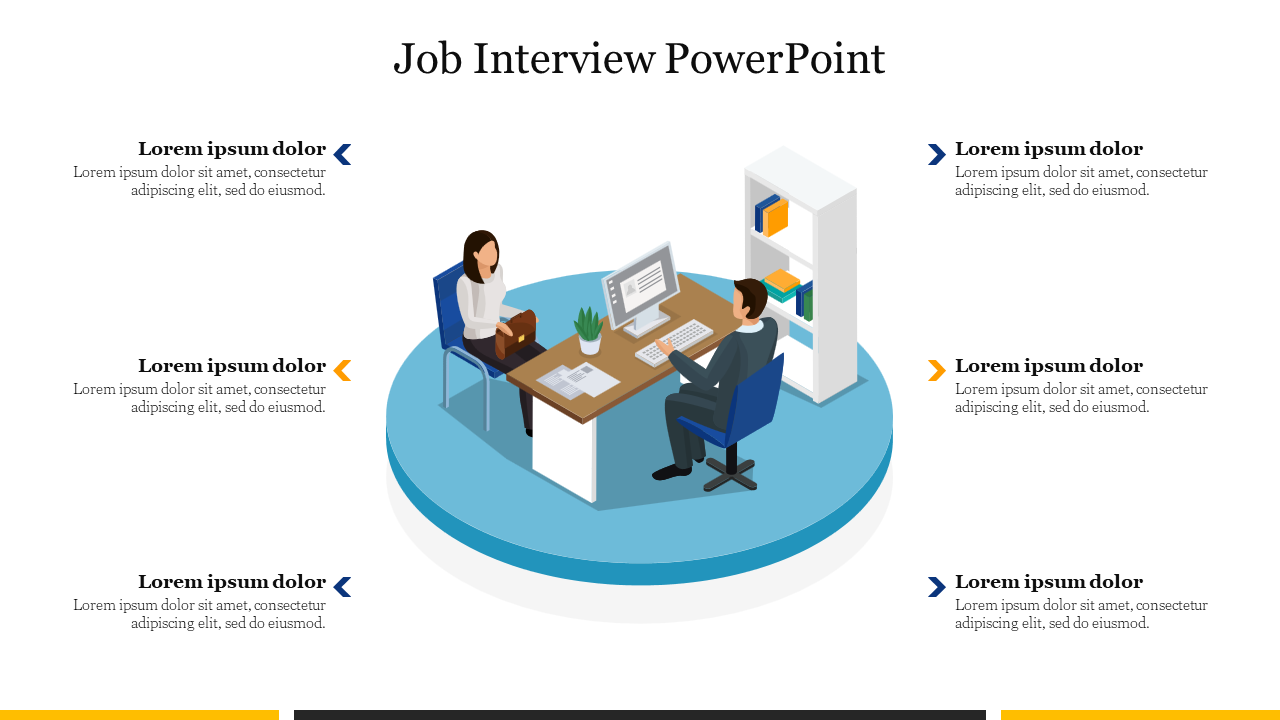 powerpoint template interview presentation